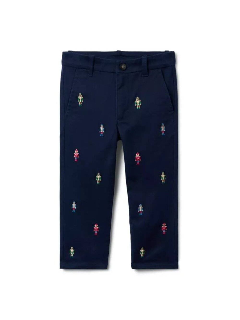 Janie and Jack Embroidered Nutcracker Dog Pant, Size 2T